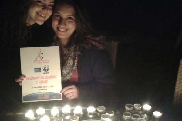 Action earth hour